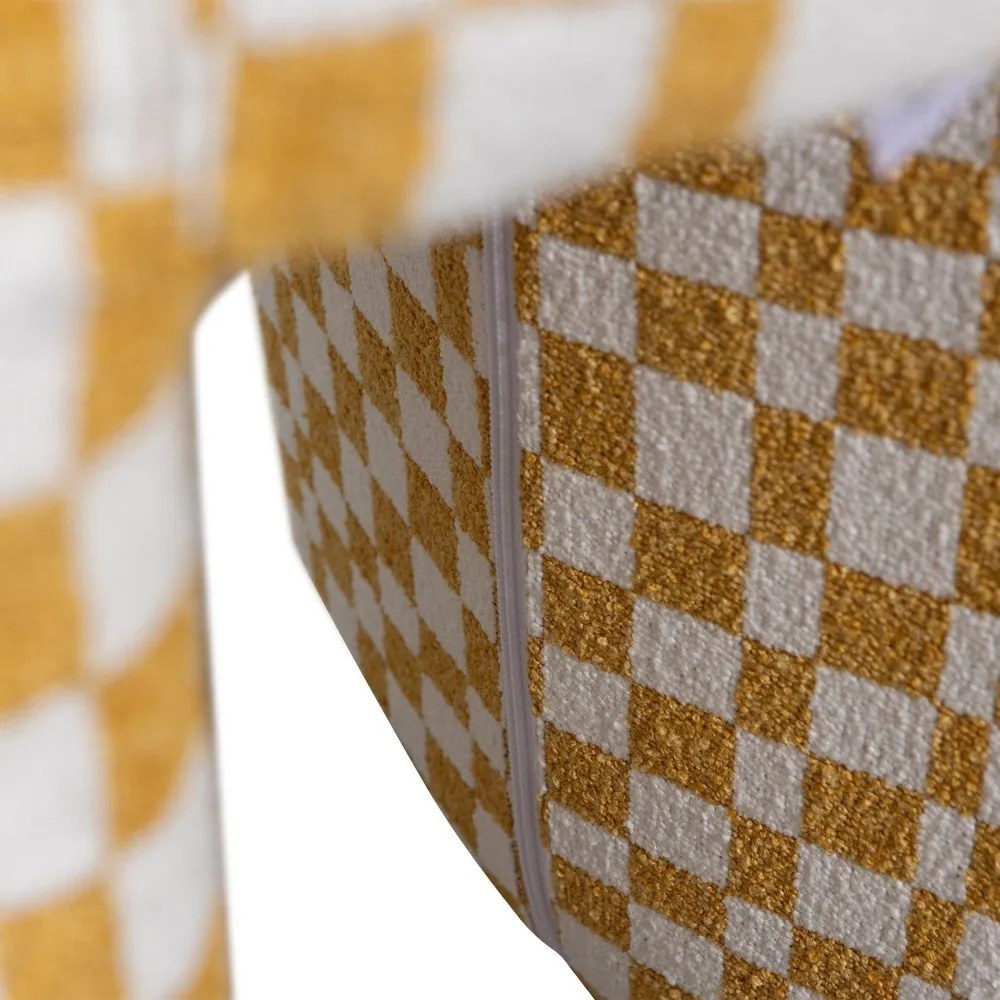 Sgabello giallo imbottito Charlie – WOOOD