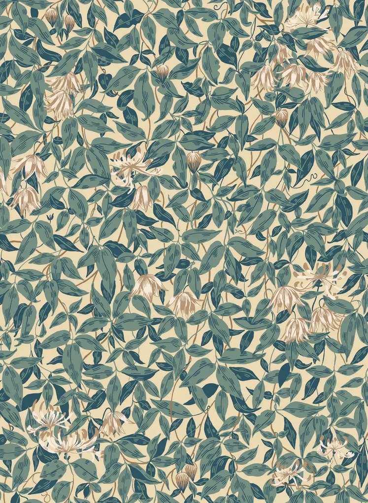 Sandberg Carta da parati Linnea - Blue