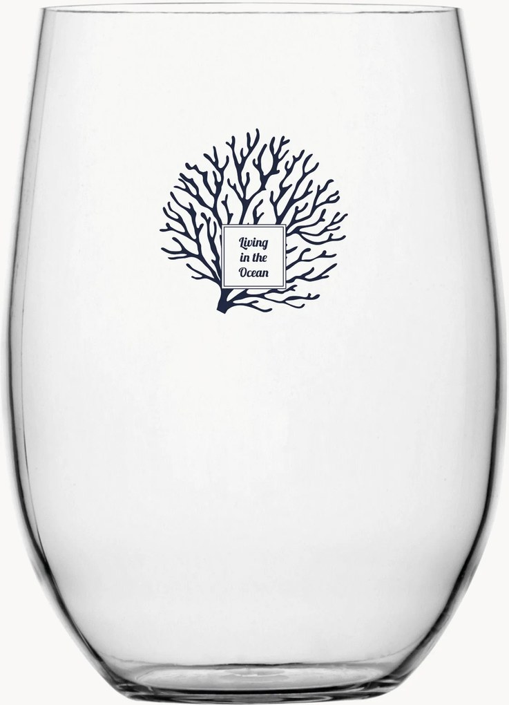 Set di 6 bicchieri antiscivolo in Tritan Living Refreshment