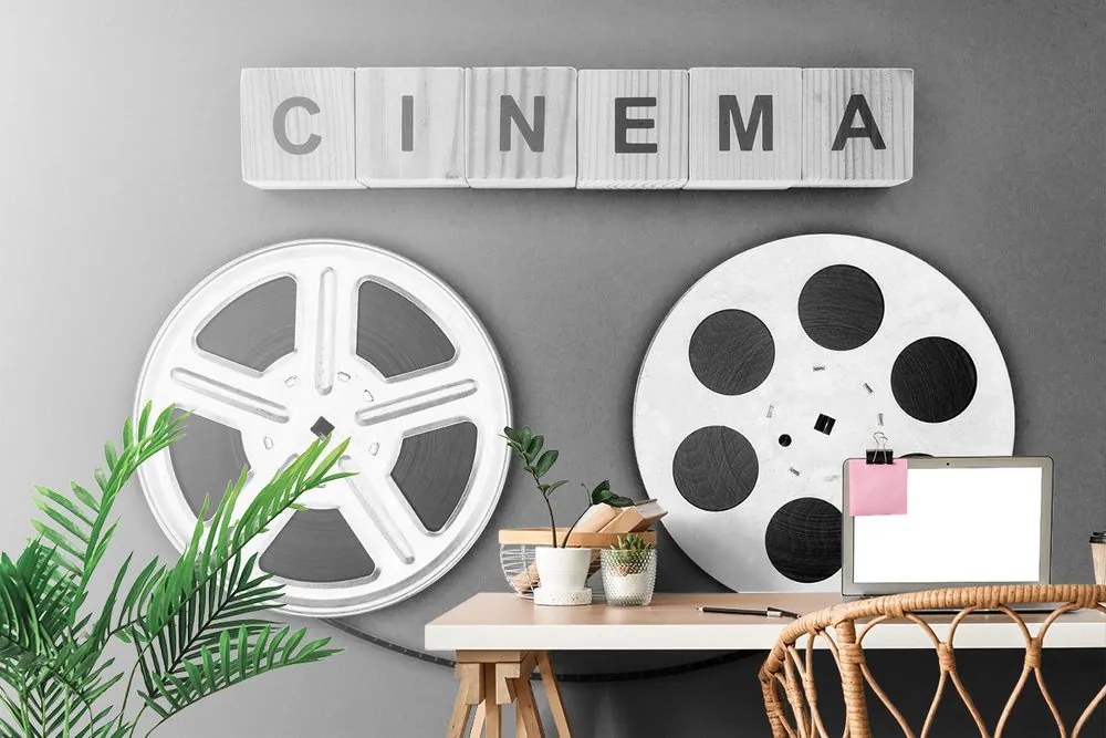 Carta da parati – Pellicola cinematografica bianco e nero