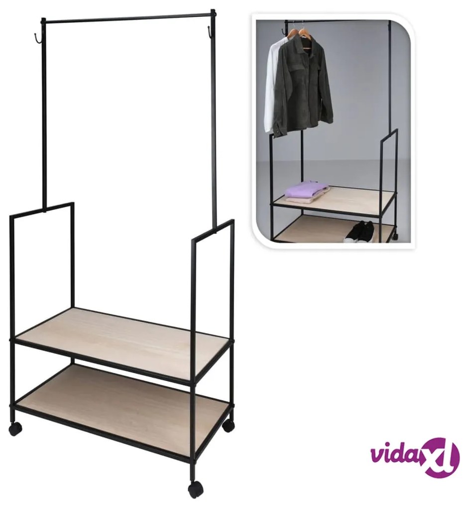 H&S Collection Appendiabiti con 2 Ganci in Metallo