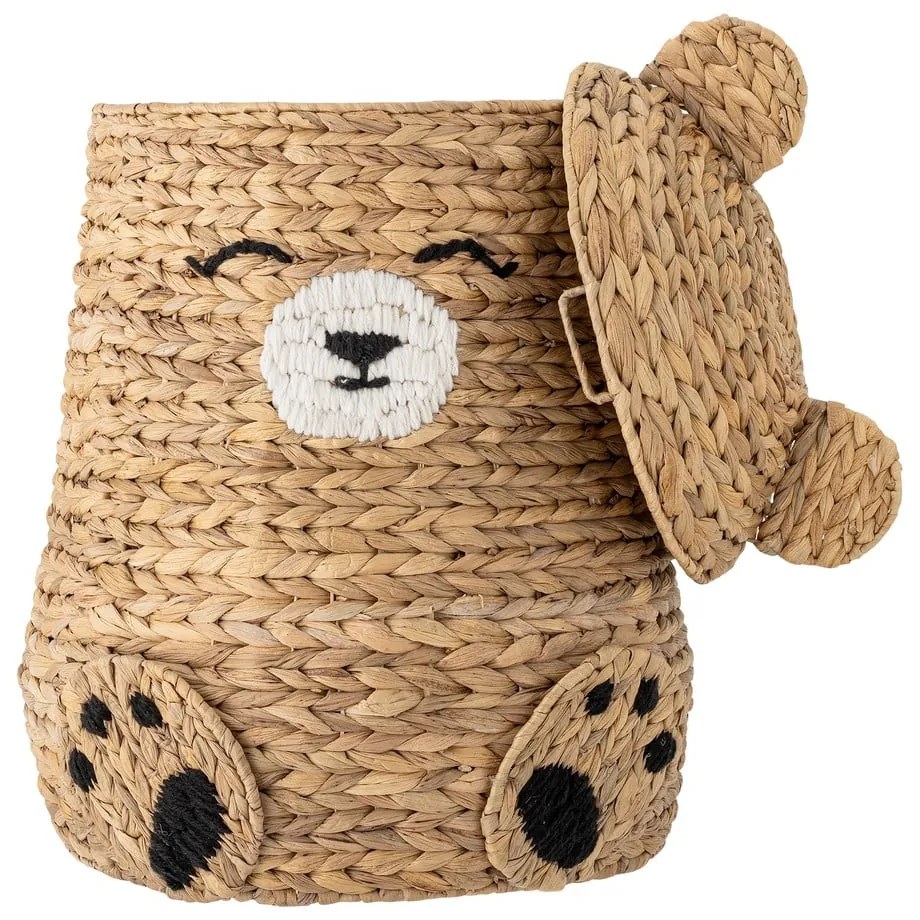 Cesto per bambini in giacinto d'acqua di colore naturale ø 40x57 cm Timone - Bloomingville Mini