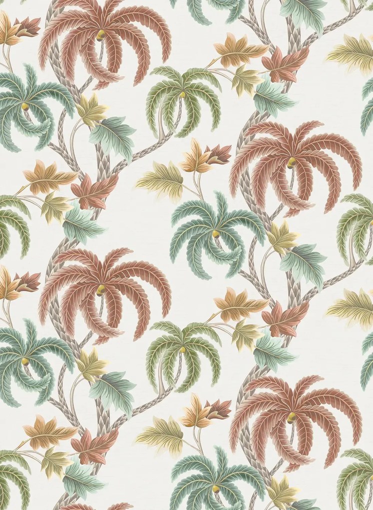 Osborne & Little Carta da parati Shalimar - Chestnut