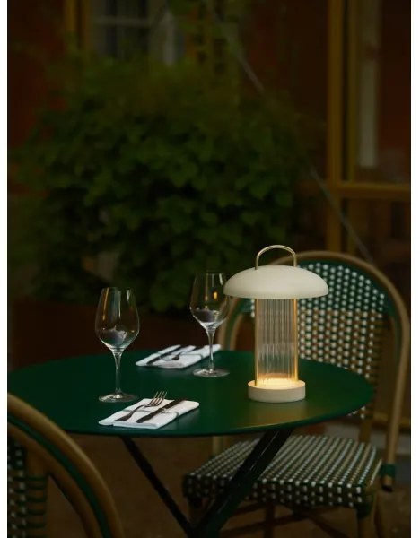 Nordlux - LED dimmerabile. Lampada da tavolo ricaricabile con controllo touch MIRANO LED/3W/3,7V beige