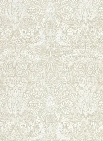 Morris & Co. Tapete Pure Dove & Rose - White Clover