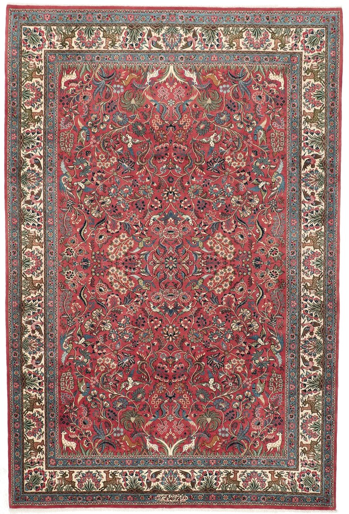 Sarouk Tappeto 200x310 (Iran) Annodato A Mano