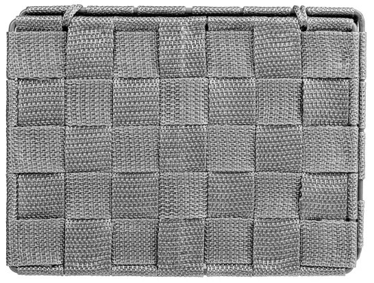 WENKO 22793100 - Cestino ADRIA 19 x 14 cm grigio
