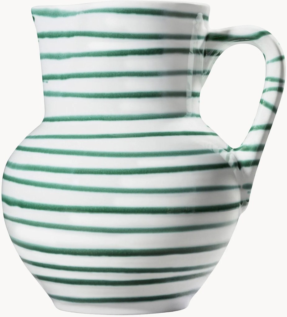 Caraffa fatta a mano Grüngeflammt, 1 L