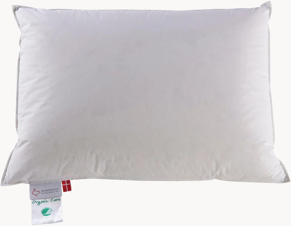Cuscino in piuma a 3 camere Organic Care, rigido