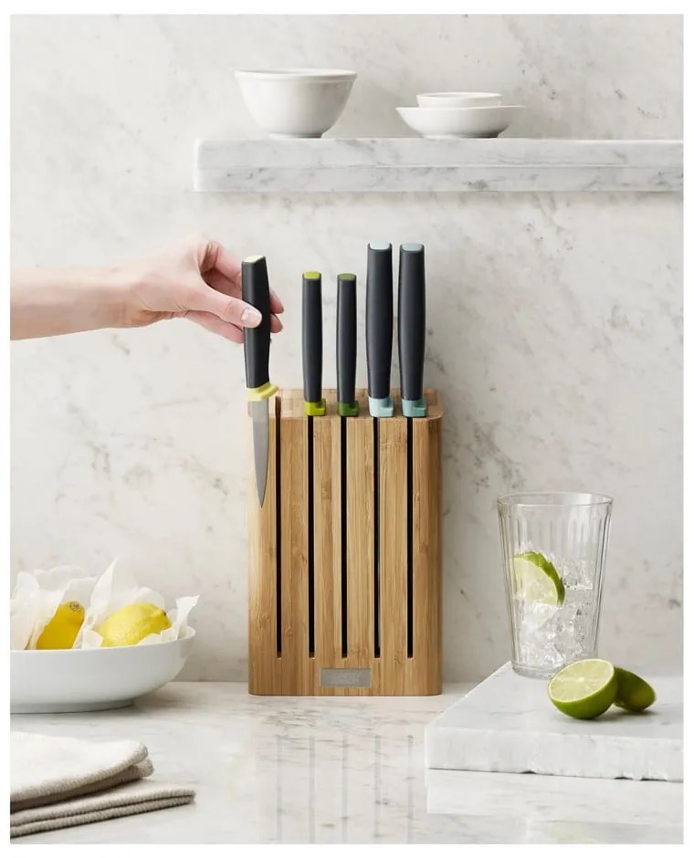 Set di coltelli con supporto in bambù Elevate - Joseph Joseph
