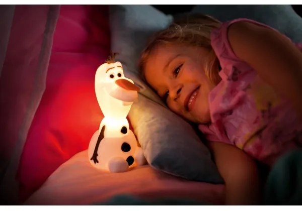 Philips 71768/08/16 - Lampada LED per bambini DISNEY FROZEN OLAF LED/0,3 W/2xAAA Pupazzo di neve