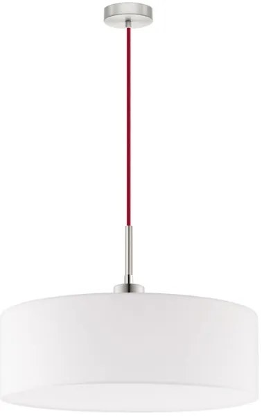 Eglo - LED  Lampadario a sospensione con cavo TUNJA 1xE27/60W/230V bianco