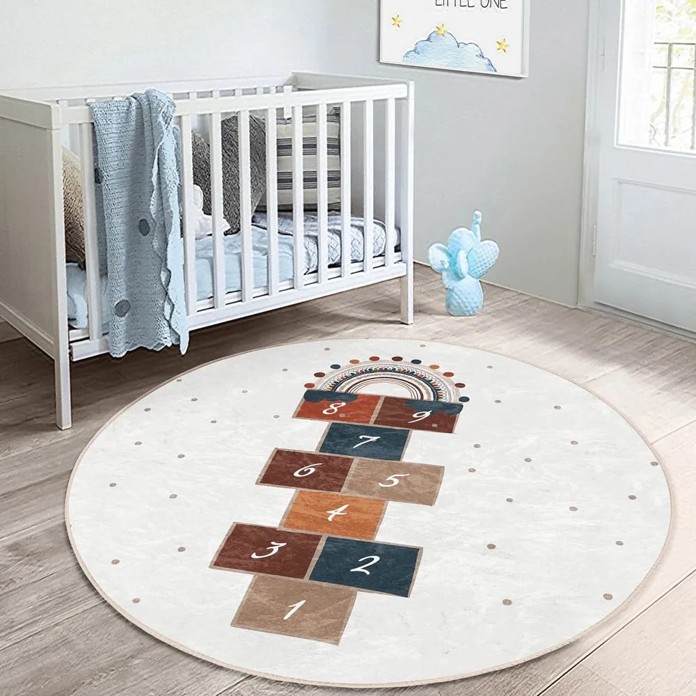 Tappeto per bambini crema ø 80 cm Comfort - Mila Home