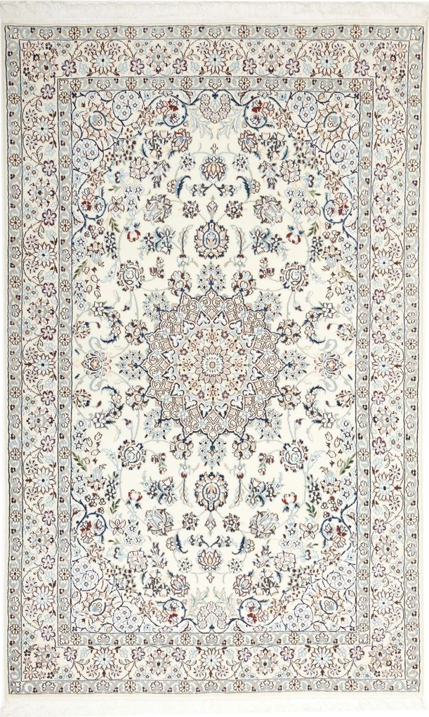 Nain Tappeto persiano 210 x 130 Beige (Iran) Annodato A Mano