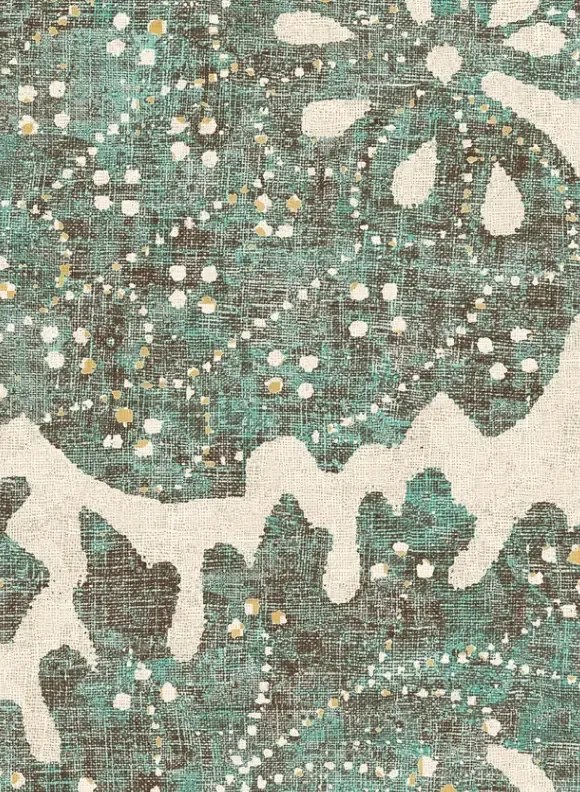Lewis & Wood Carta da parati Pomegranate - Verdigris