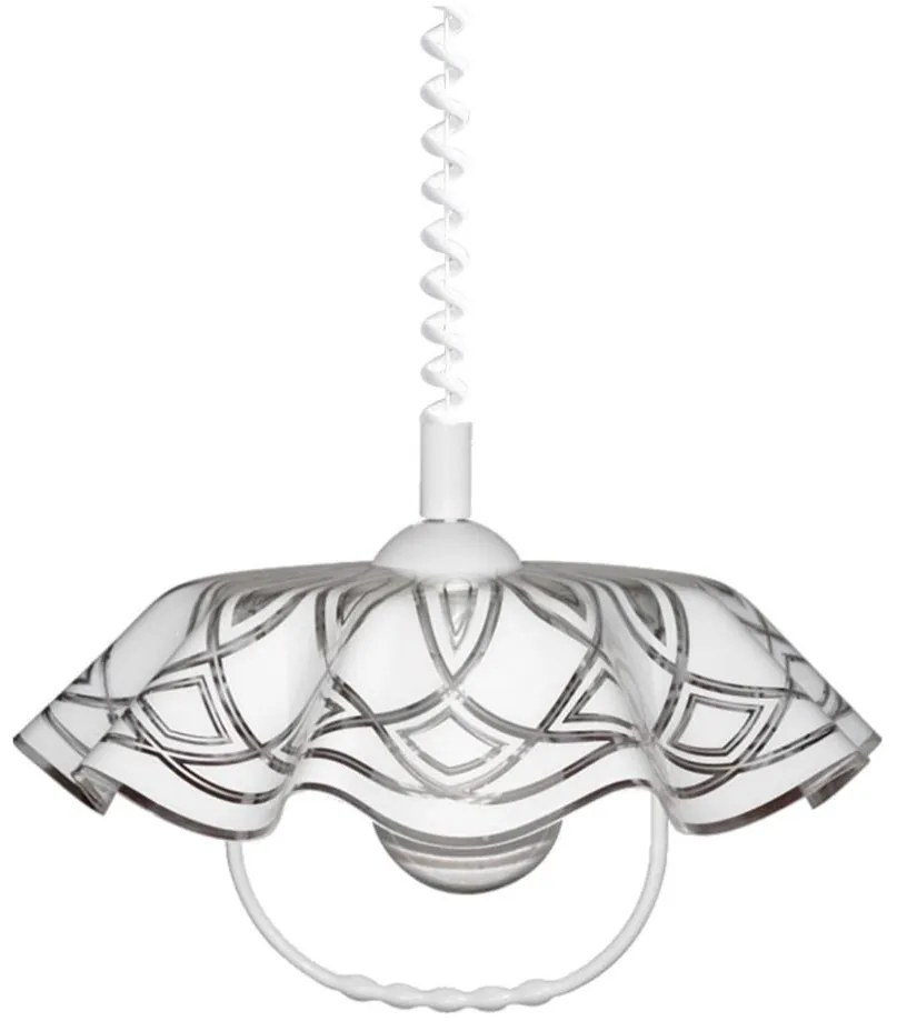 Prezent 74197 B05 - Lampadario a sospensione LYRA 1xE27/60W/230V