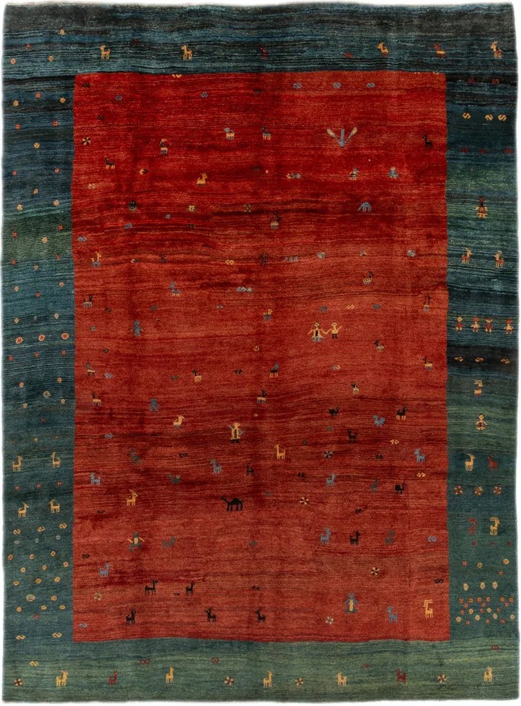 Gabbeh Tappeto 320 x 420 (Iran) Annodato A Mano