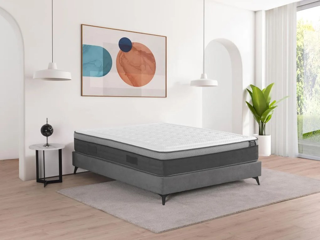Materasso matrimoniale matrimoniale a molle insacchettate 7 zone e schiuma memory foam 160 x 200 cm sp. 30 cm - ASGARD di DREAMEA