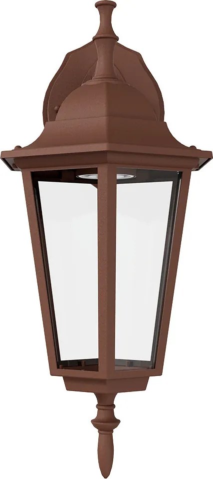 Applique Lanterna da Esterno IP54 E27 Corten - Serie TOSCA 1B