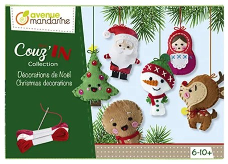 Set creativo - Decorazioni natalizie da cucire