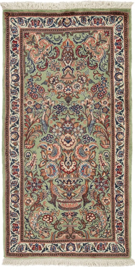 Sarouk Tappeto 60 x 130 (Iran) Annodato A Mano