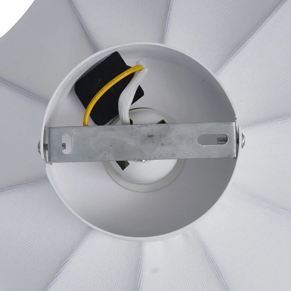 Plafoniera Japandi bianca 27cm - Plu Asyesha