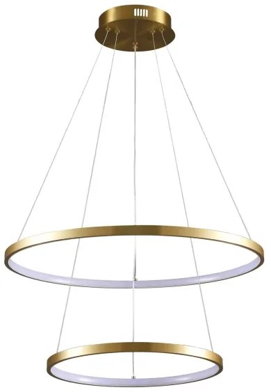 Lampadario LED a sospensione con filo LEA LED/35W/230V 4000K diametro 60 cm oro