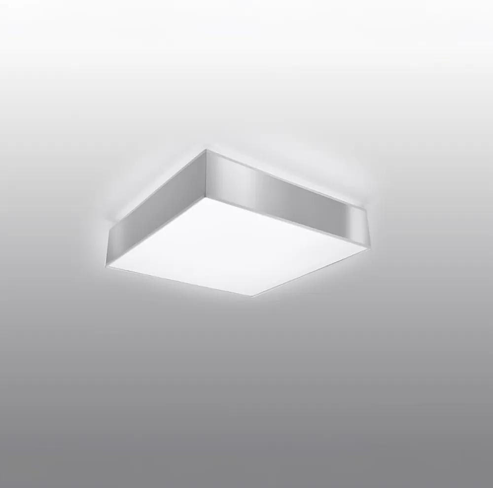 Lampada da soffitto grigia 25x25 cm Mitra - Nice Lamps