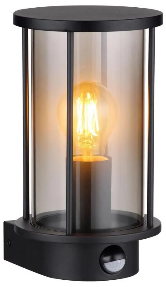 Globo 31360S - Applique da esterno con sensore GRACEY 1xE27/60W/230V IP54