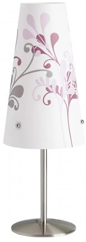 Brilliant - Lampada da tavolo ISI 1xE14/40W/230V bianco/rosa/cromo lucido