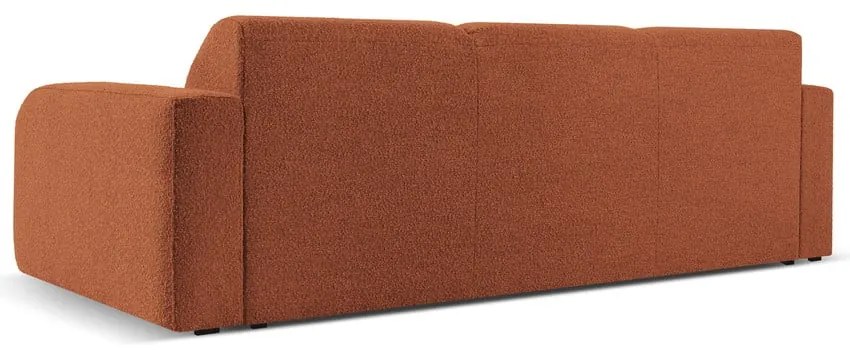 Divano in tessuto marrone bouclé 235 cm Molino - Micadoni Home