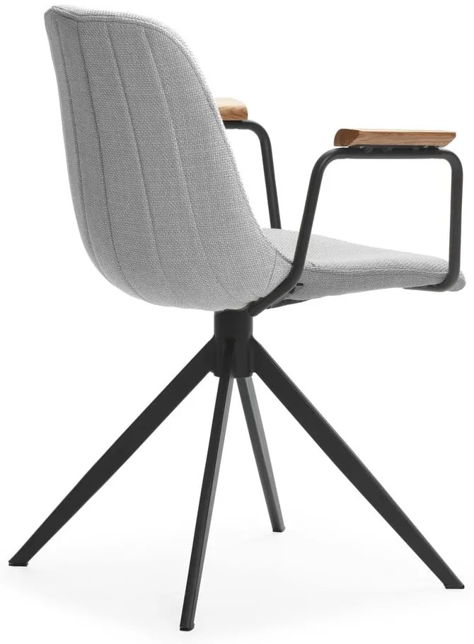 Set di sedie da pranzo grigio chiaro 2 pz Tali - Marckeric