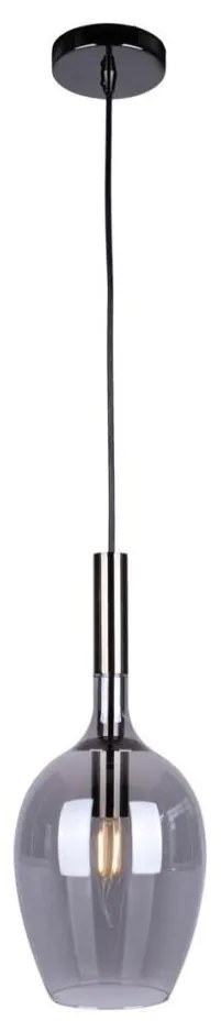 Lampadario a sospensione con filo LUGANO 1xE14/40W/230V grigio