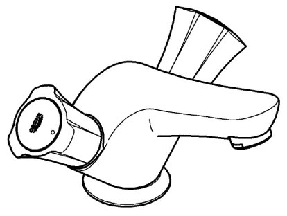 GROHE 21390001 - Miscelatore lavabo COSTA L DN 15, cromo lucido