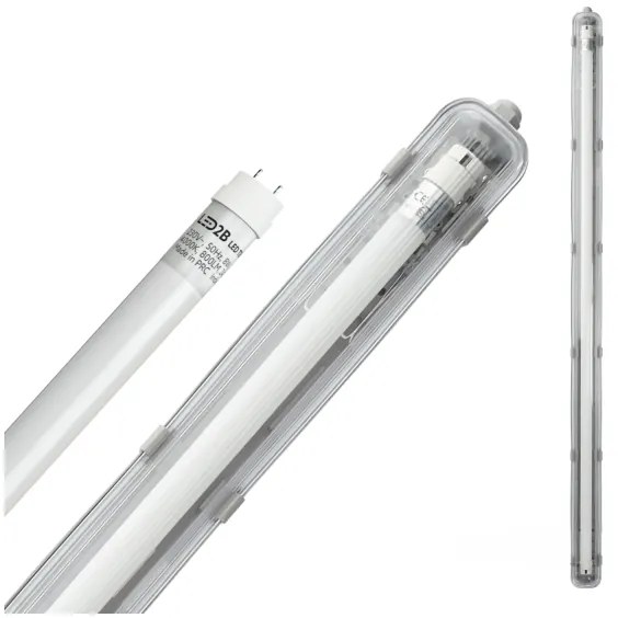 Lampada fluorescente tecnica LED T8 1xG13/18W/230V 4000K IP65 128 cm