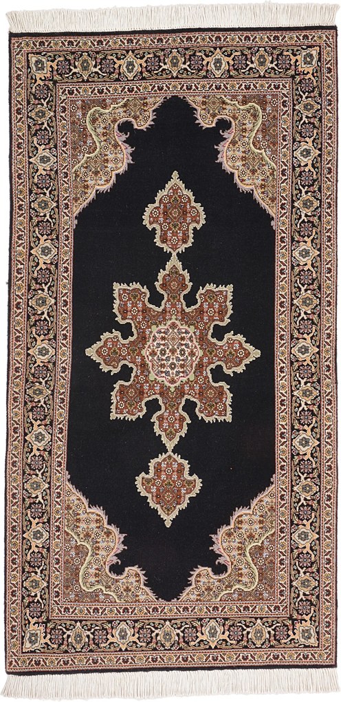 Tabriz Tappeto 140x70 (Iran) Annodato A Mano