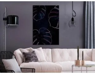 Quadro - Galactic Monstera (1 Part) Vertical Standard 60x90