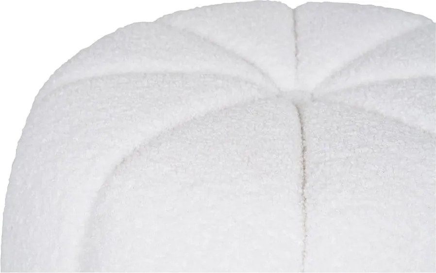 Sgabello in tessuto bouclé bianco Paisley - House Nordic