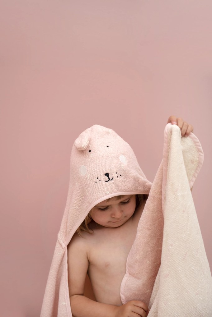 Asciugamano con cappuccio Mr. Rabbit – 70 x 130 cm