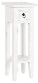 Tavolo aggiuntivo Home ESPRIT Bianco Legno 25 x 25 x 67 cm