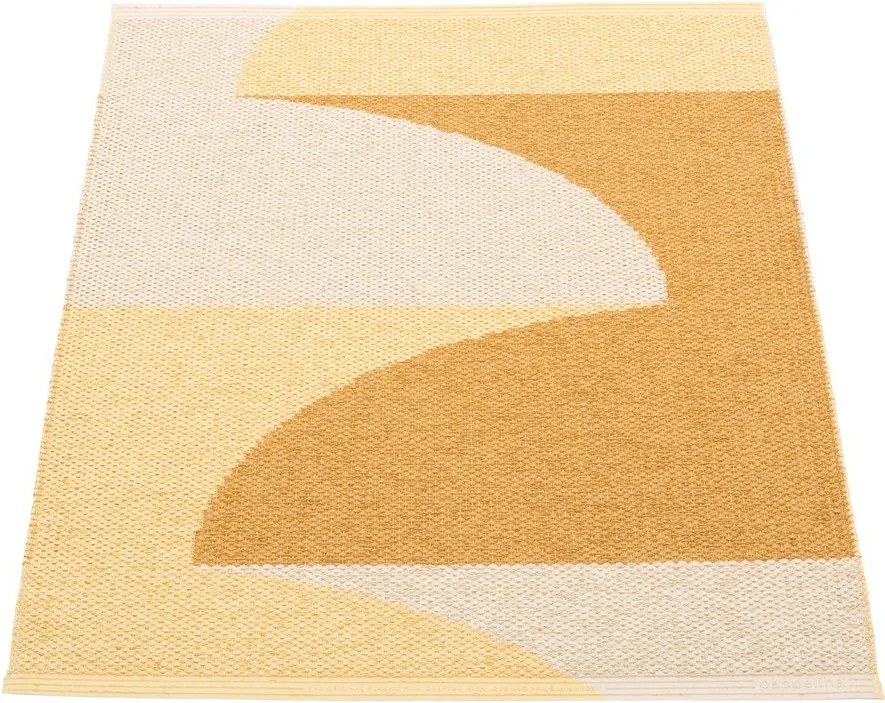 Tappeto da interno/esterno giallo ocra 70x90 cm Hill Ochre Pale Yellow – Pappelina
