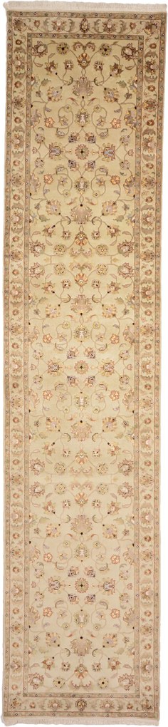 Tabriz Tappeto 360 x 80 (Indian) Annodato A Mano