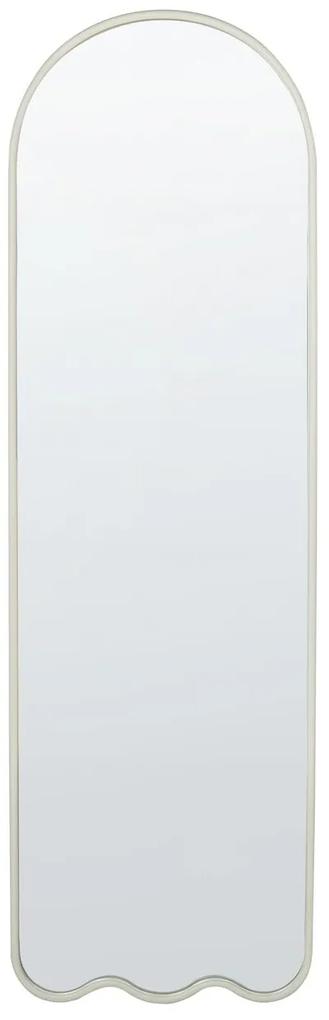 Specchio da parete metallo bianco 45 x 145 cm BUSSY Beliani