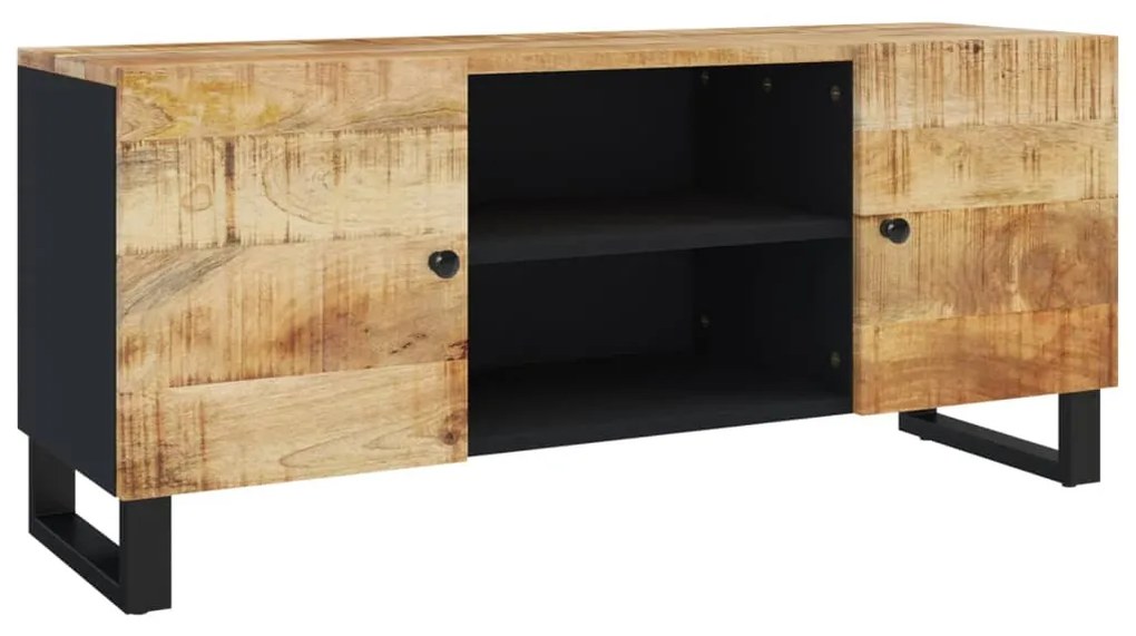 Mobile porta tv 105x33x46cm in legno massello di mango