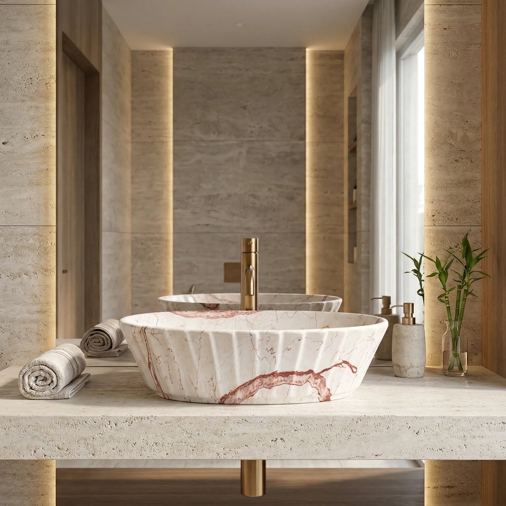 Lavabo da appoggio Rea Samanta Zen