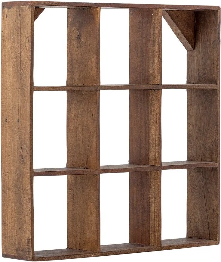 Mensola di colore naturale in legno riciclato con ripiani multipli 53 cm Tilo – Bloomingville