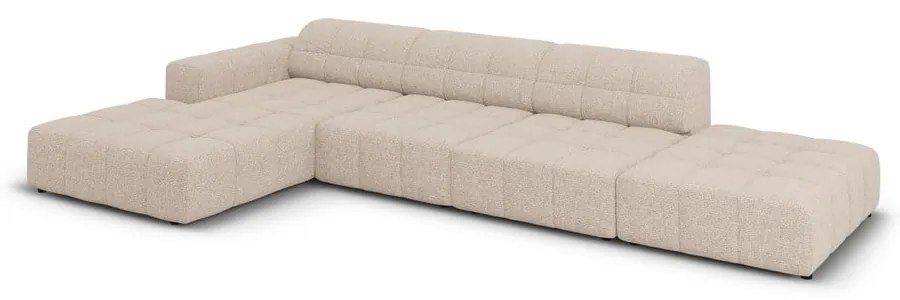 Divano angolare beige (angolo sinistro) Chicago - Cosmopolitan Design