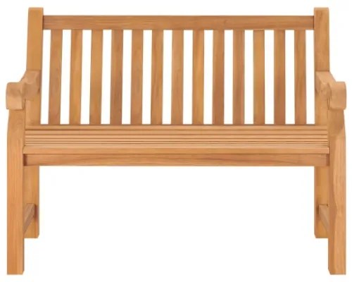 Panchina da Giardino 114 cm in Legno Massello di Teak