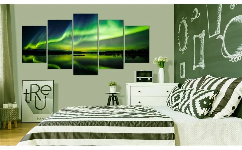 Quadro Beautiful Glow II  Colore Nero, Dimensioni e Misure 100x50