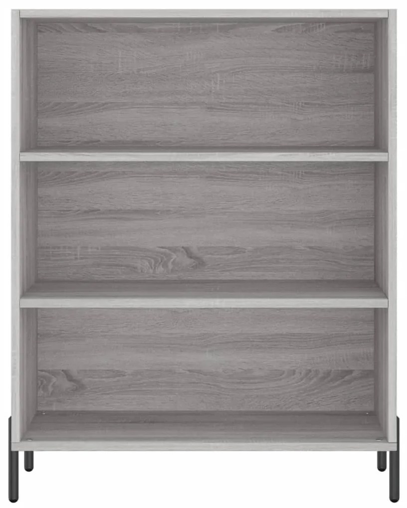 Credenza Grigio Sonoma 69,5x34x180 cm in Legno Multistrato